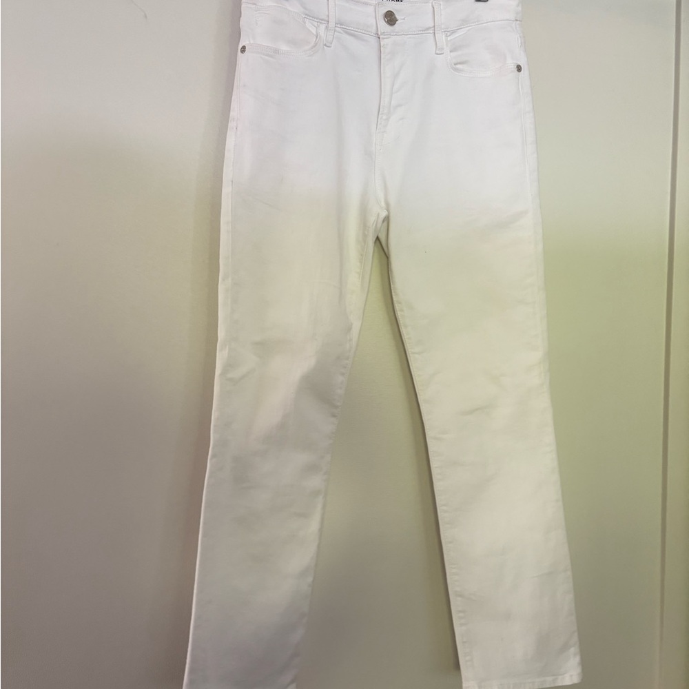 Frame Le high straight jeans